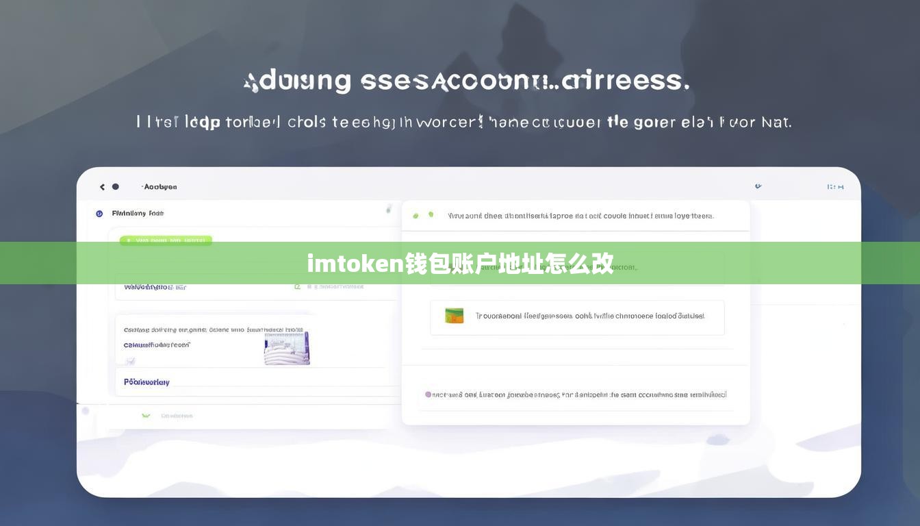 imtoken钱包账户地址怎么改
