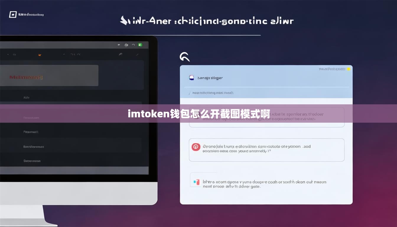 imtoken钱包怎么开截图模式啊