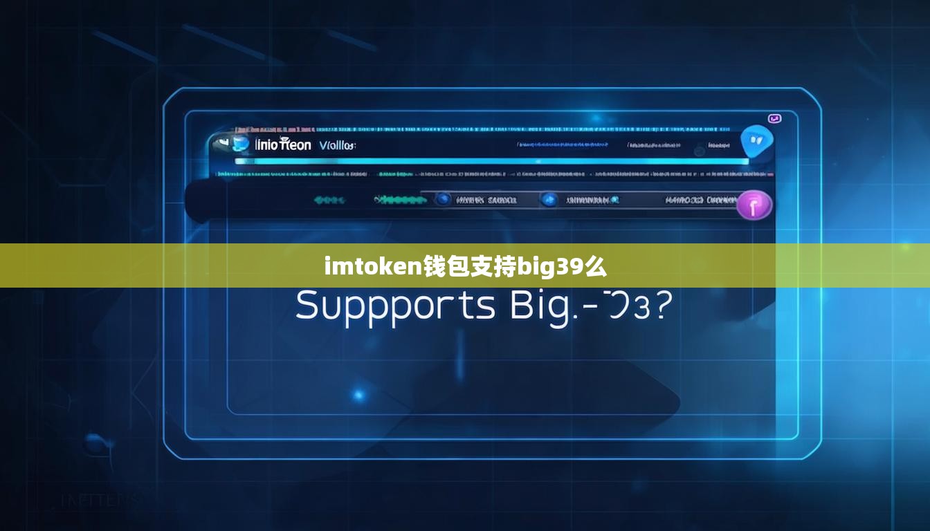 imtoken钱包支持big39么