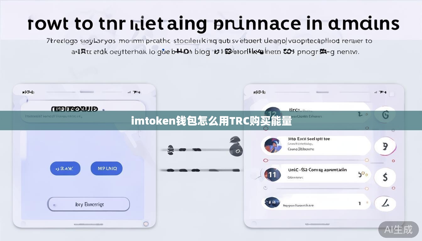 imtoken钱包怎么用TRC购买能量