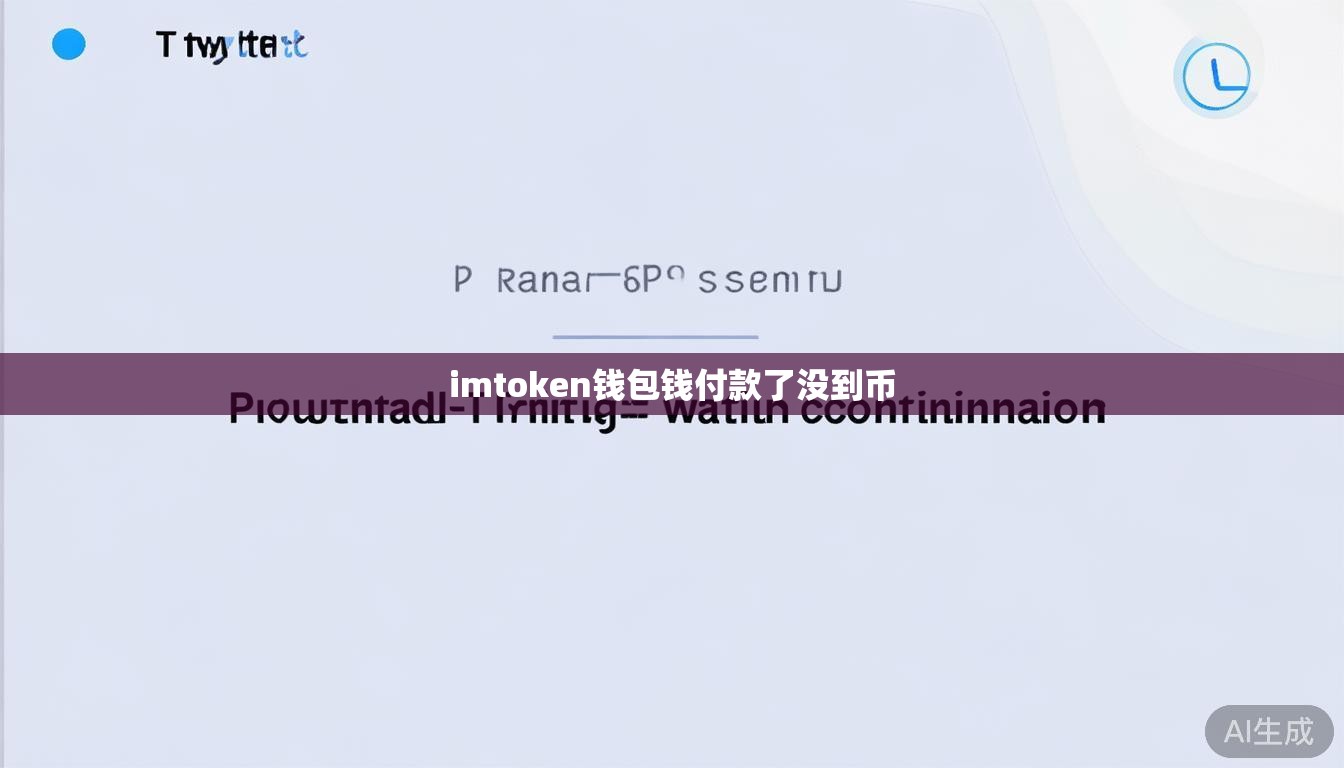 imtoken钱包钱付款了没到币