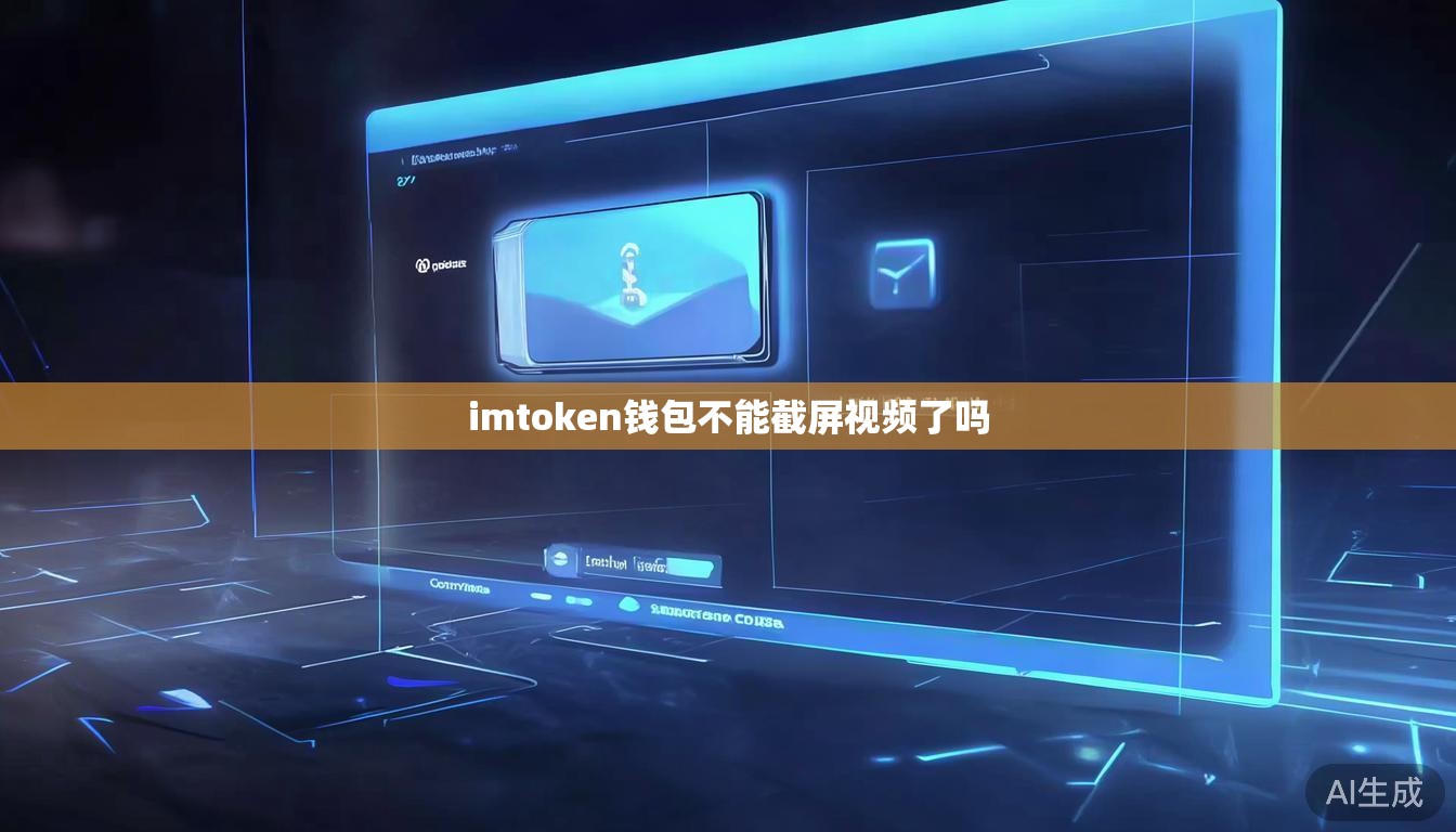 imtoken钱包不能截屏视频了吗