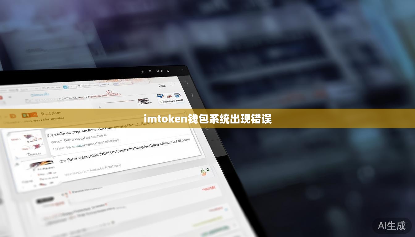 imtoken钱包系统出现错误