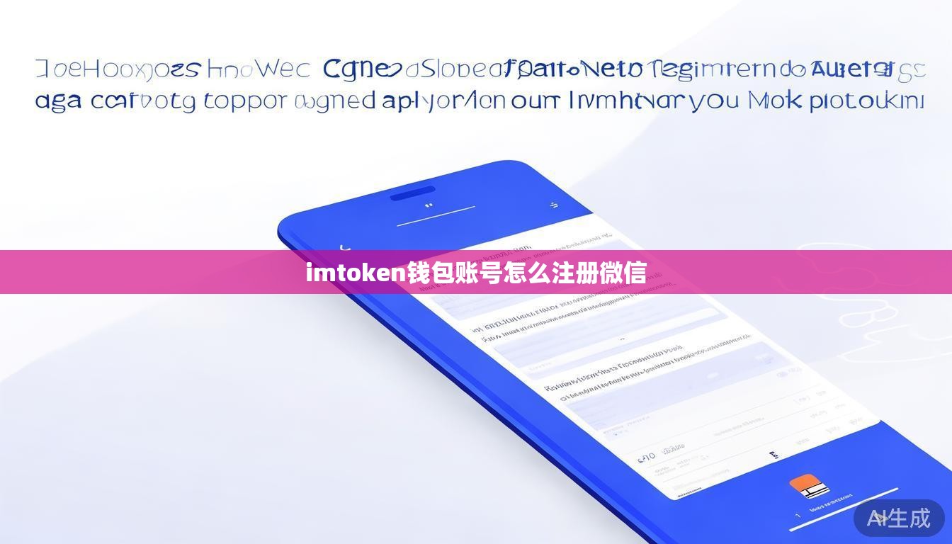 imtoken钱包账号怎么注册微信