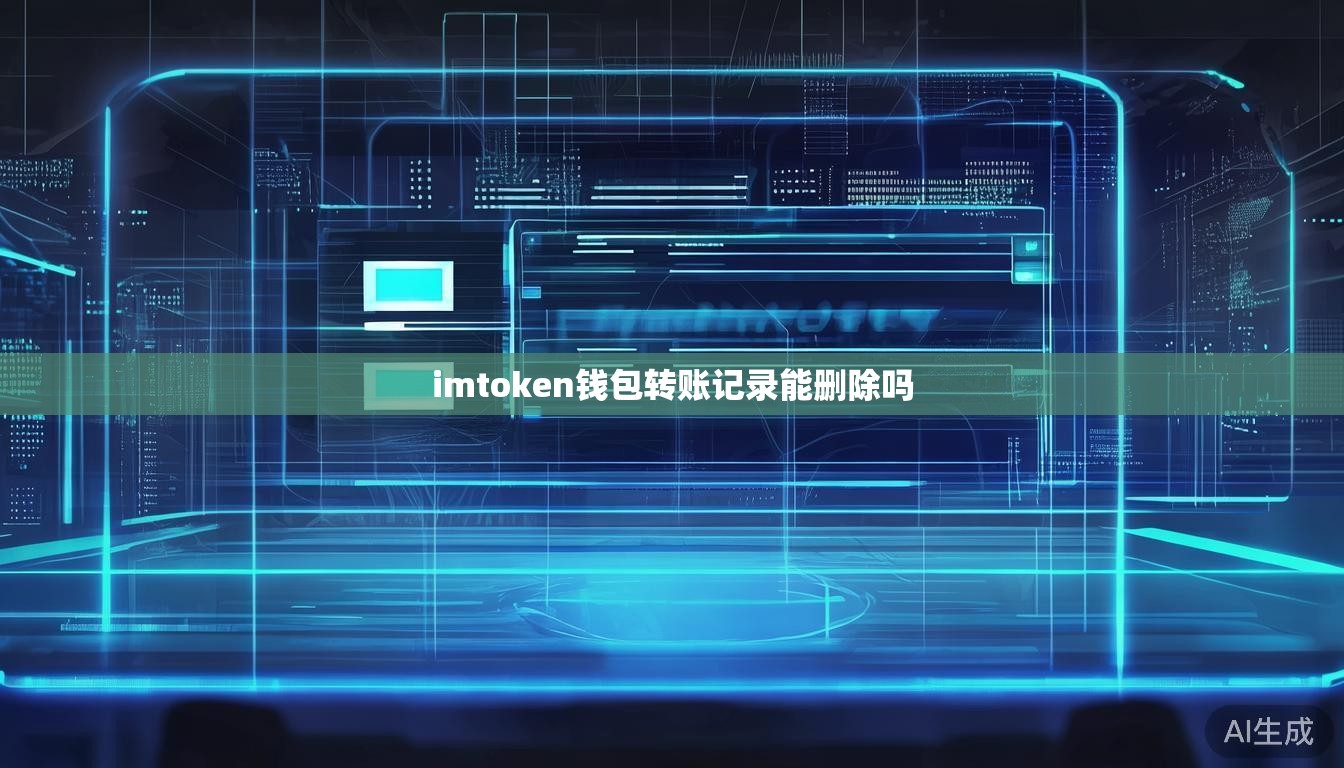 imtoken钱包转账记录能删除吗