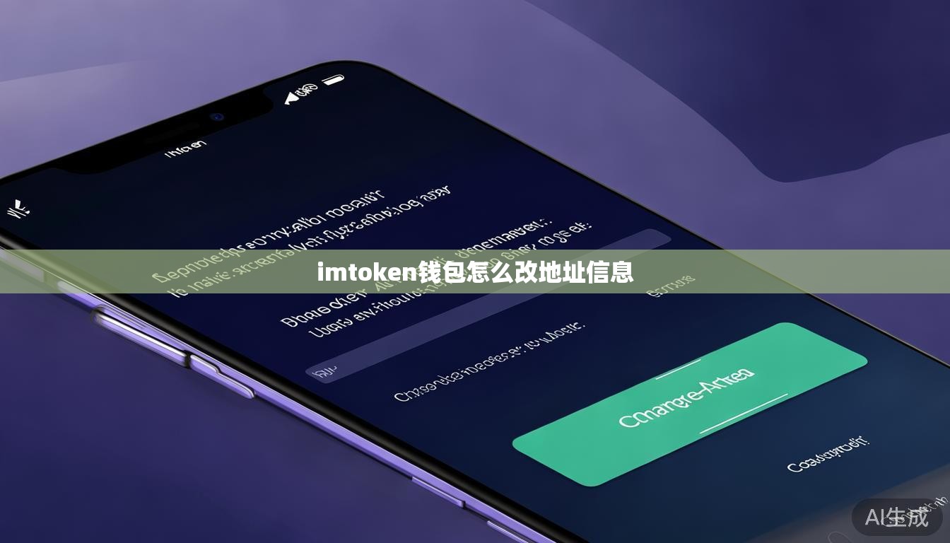 imtoken钱包怎么改地址信息